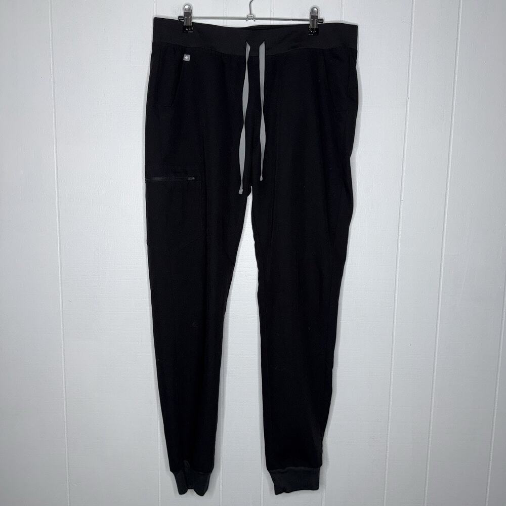 Figs Women’s Tech Collection Jogger Scrub Pants Black Size Large Tall
